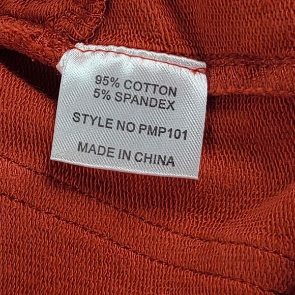 Priceless Skinny Pant Large Terracotta Stretchy Jegging Comfy Soft NWT - Picture 10 of 14